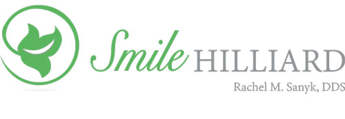 Smile Hilliard logo with Dr. Sanyk